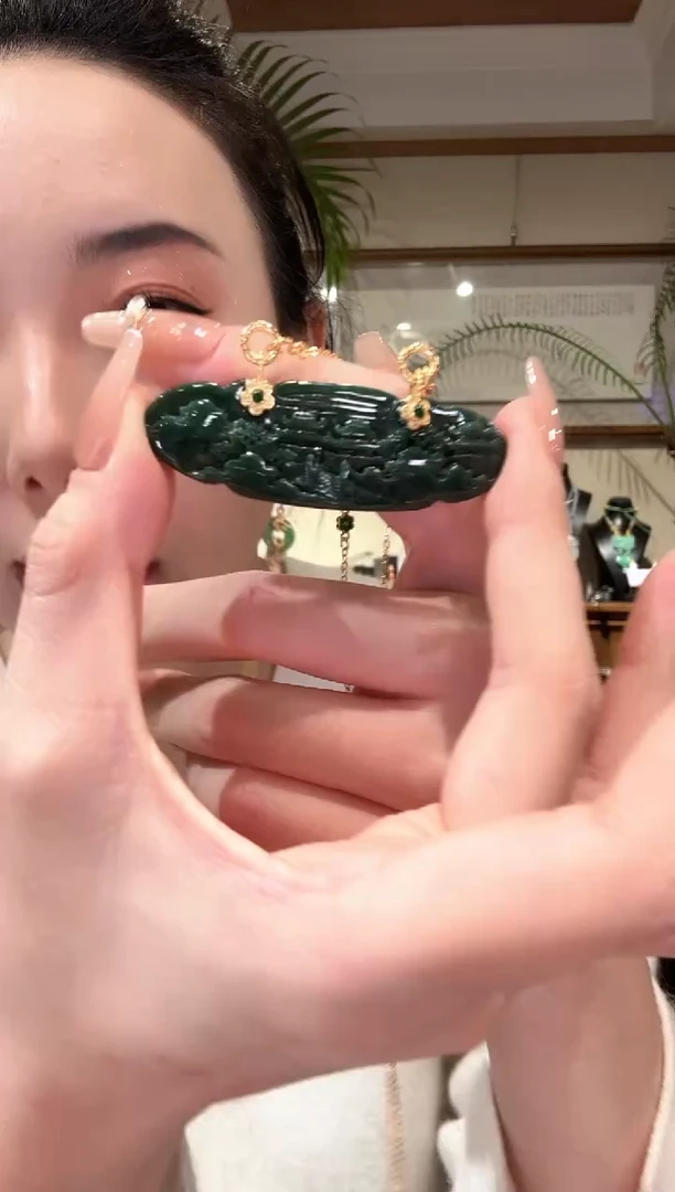 【闪购商品】翡翠颈饰未镶嵌国风