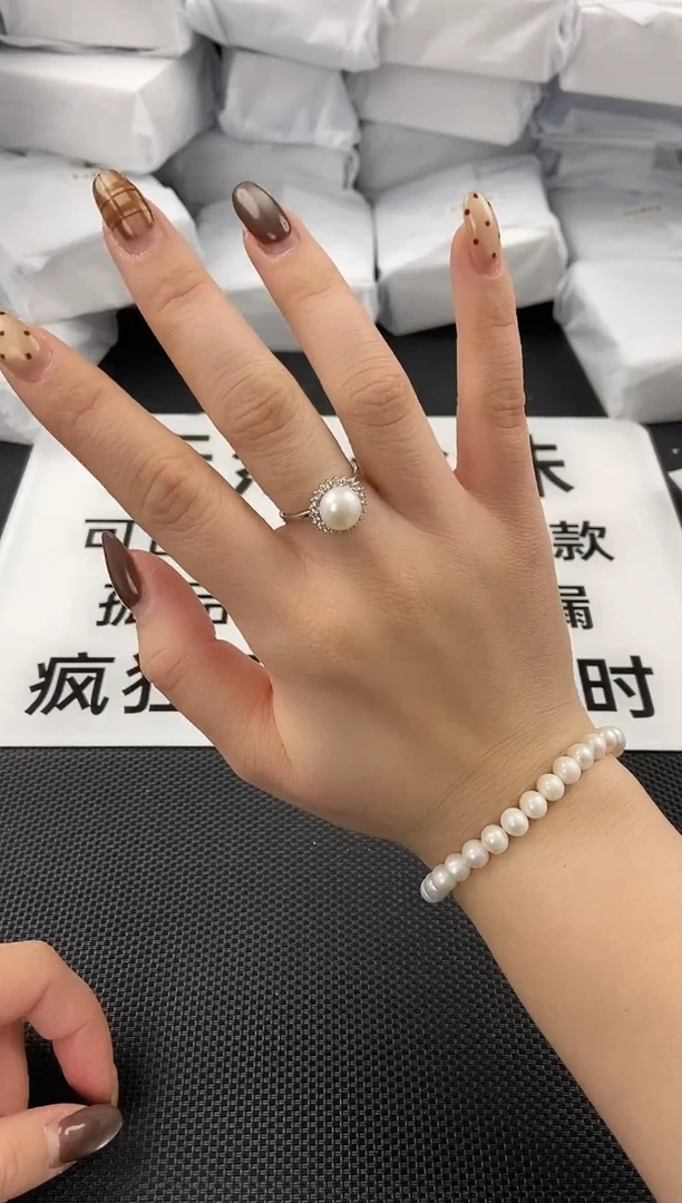 未镶嵌耳饰淡水珍珠jz1004