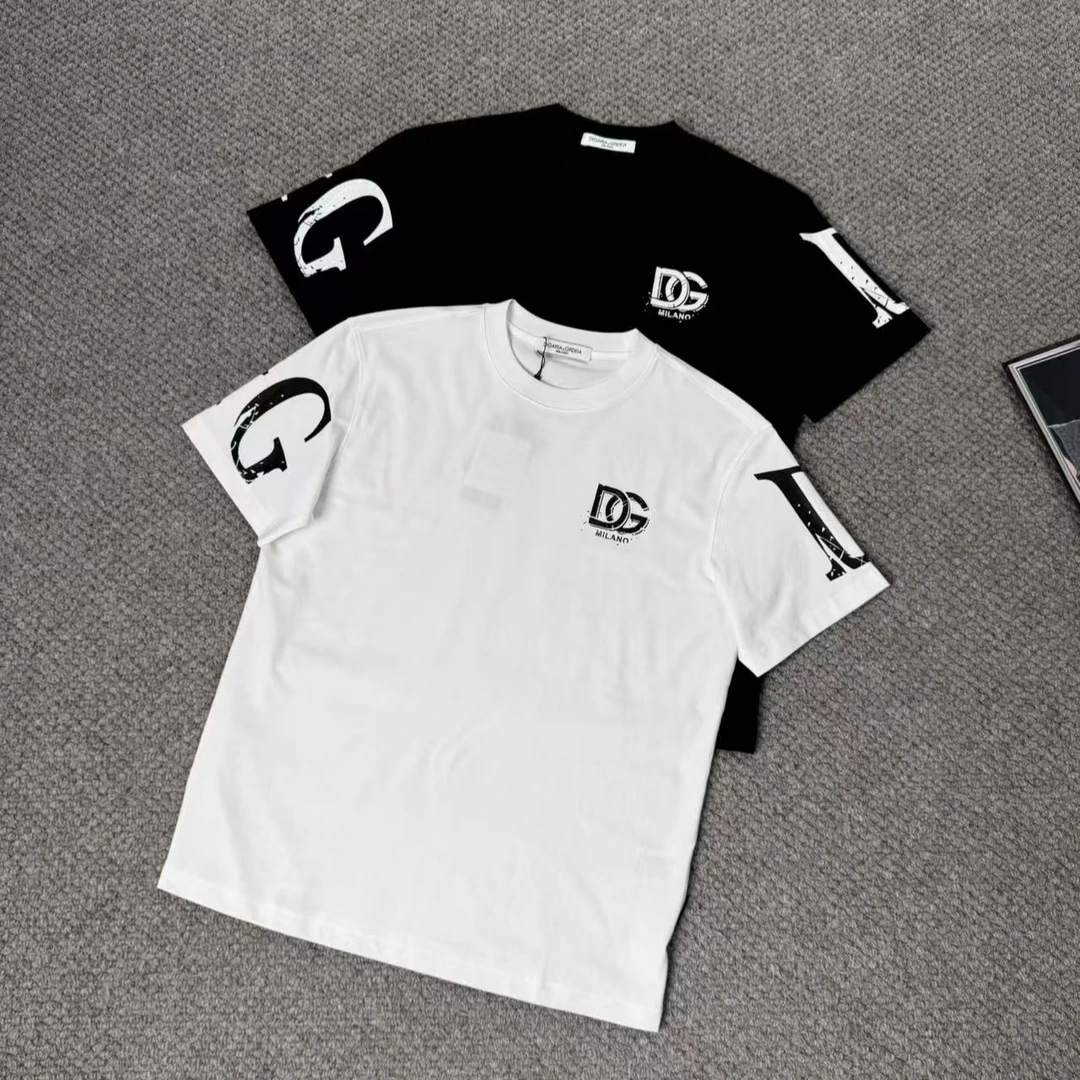 DIGARIA男士短袖G094夏款男装爆裂纹肌理感提花时尚休闲短袖