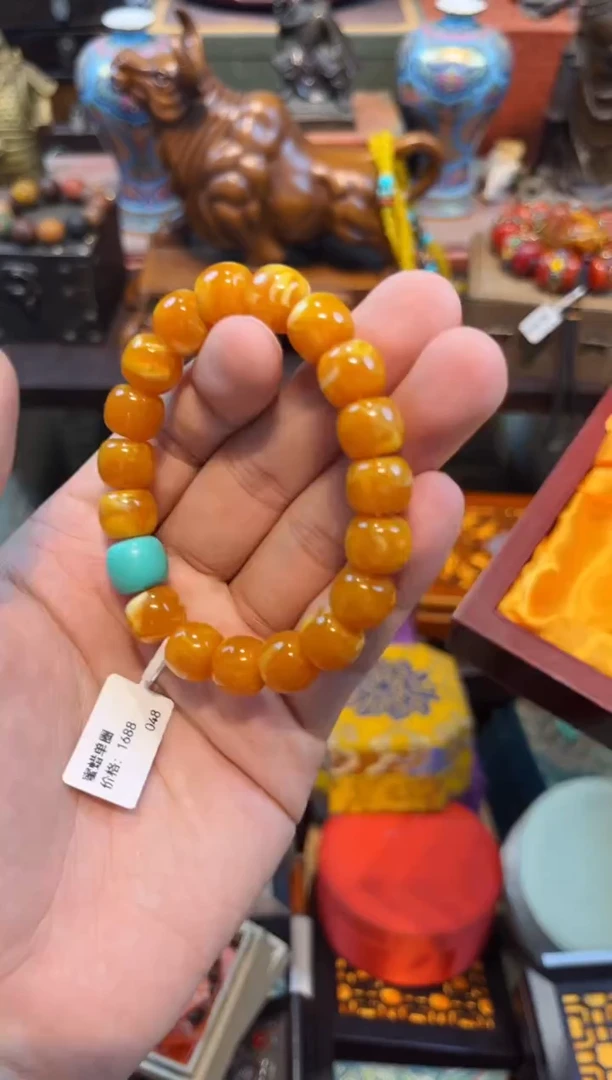 未镶嵌蜜蜡裸石S刘哥专属高端精品23