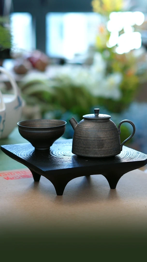 瓷片一壶一杯一壶一杯