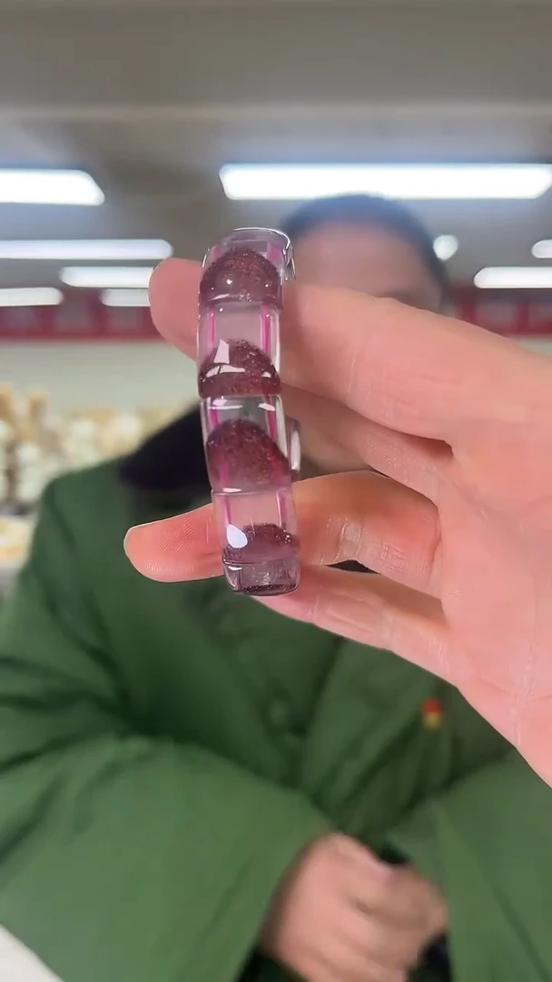 【闪购商品】水晶手链未镶嵌天然红幽灵手串多样性发一13mm