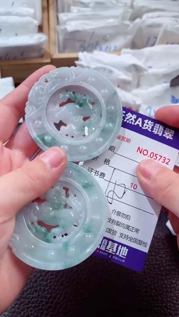 翡翠未镶嵌颈饰00005734