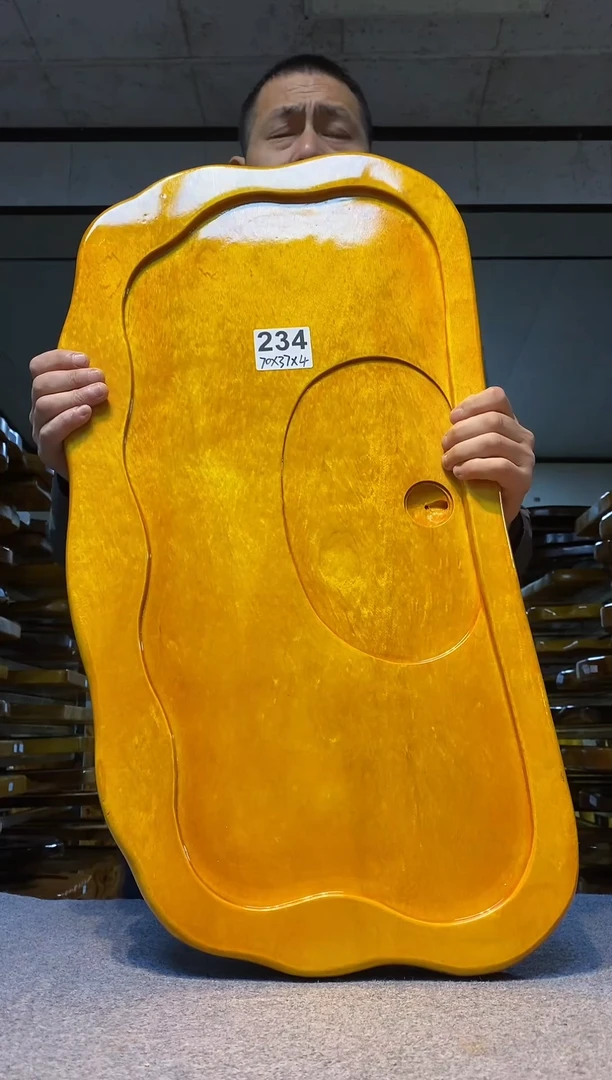 实木原木茶盘 一物一拍(不含配件）