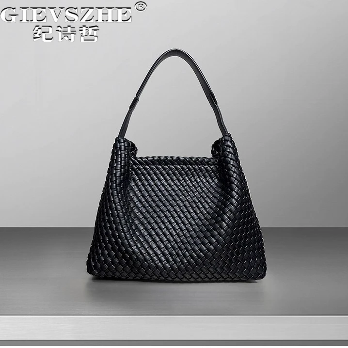 纪诗哲包包女包托特包编织腋下包送女友老婆双旦情人节礼物