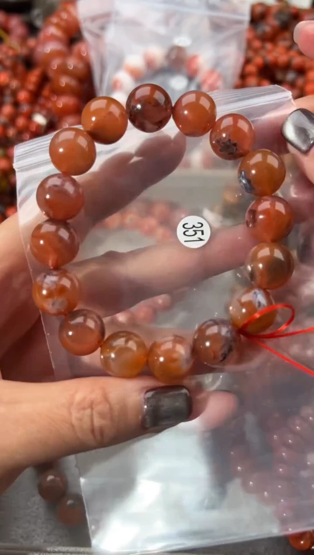 未镶嵌手串南红玛瑙13+