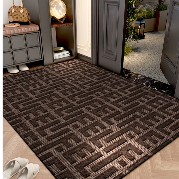 进门入户地垫秋季轻奢高级玄关门垫防滑门口家用毯玄关脚垫可定制