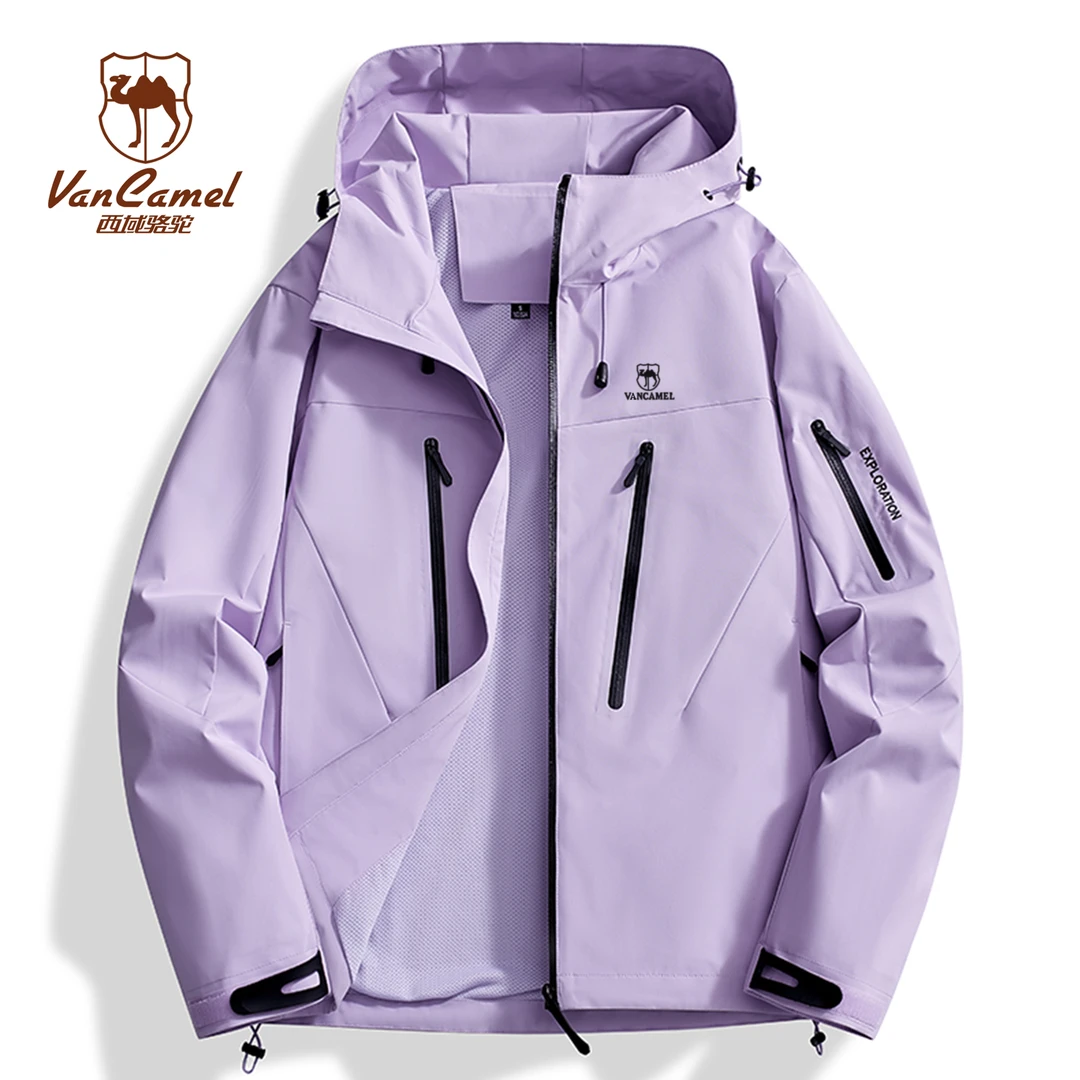 VANCAMEL/西域骆驼春秋男女运动休闲防风防水户外登山外套夹克