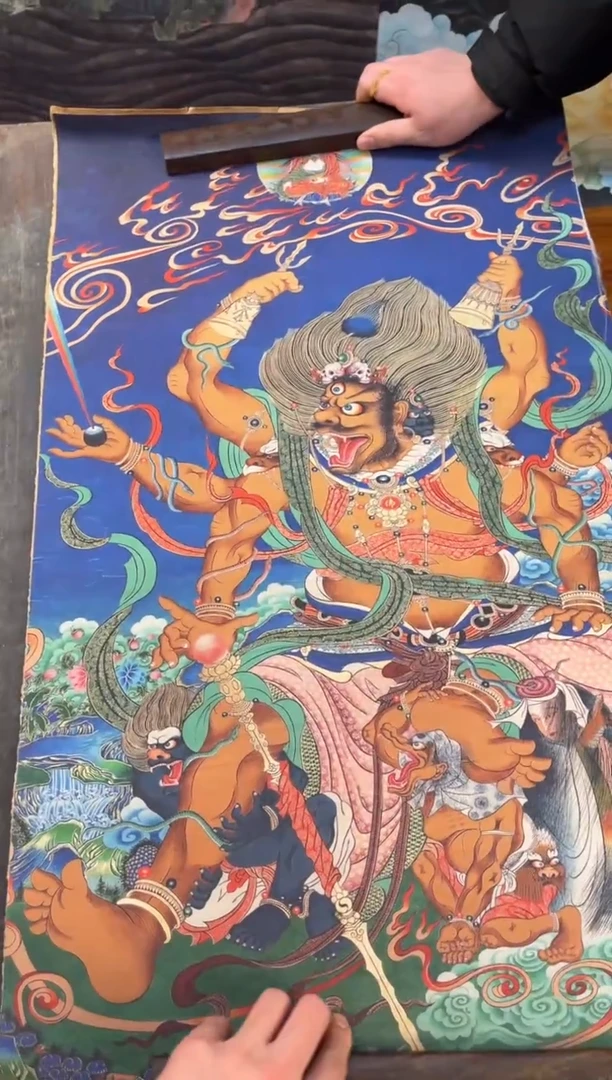 卷轴画刘洋画院老六专属AA16