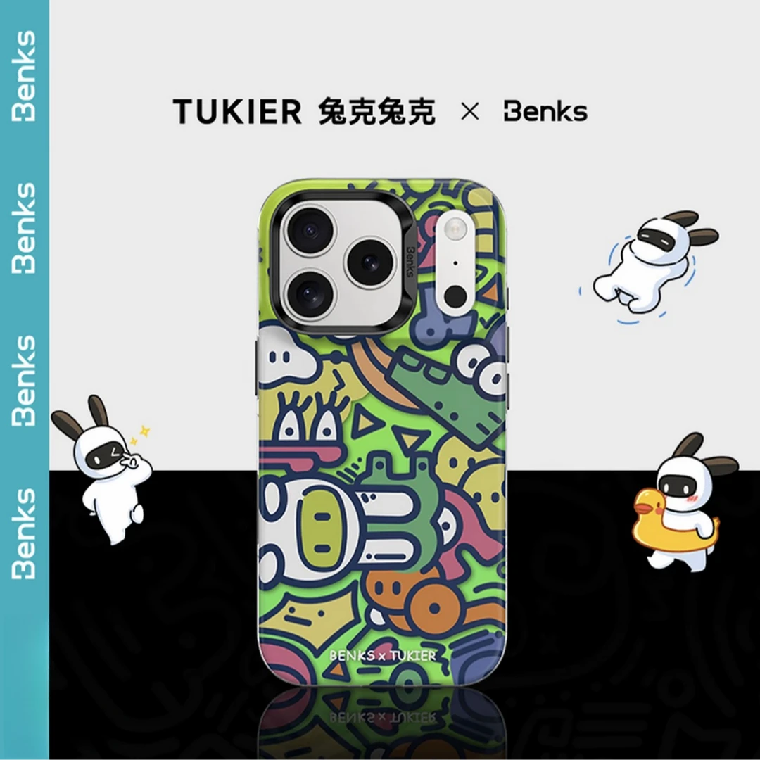 Benks手机壳iPhone17promax春日奇遇适用苹果16pro联名磁吸手机壳