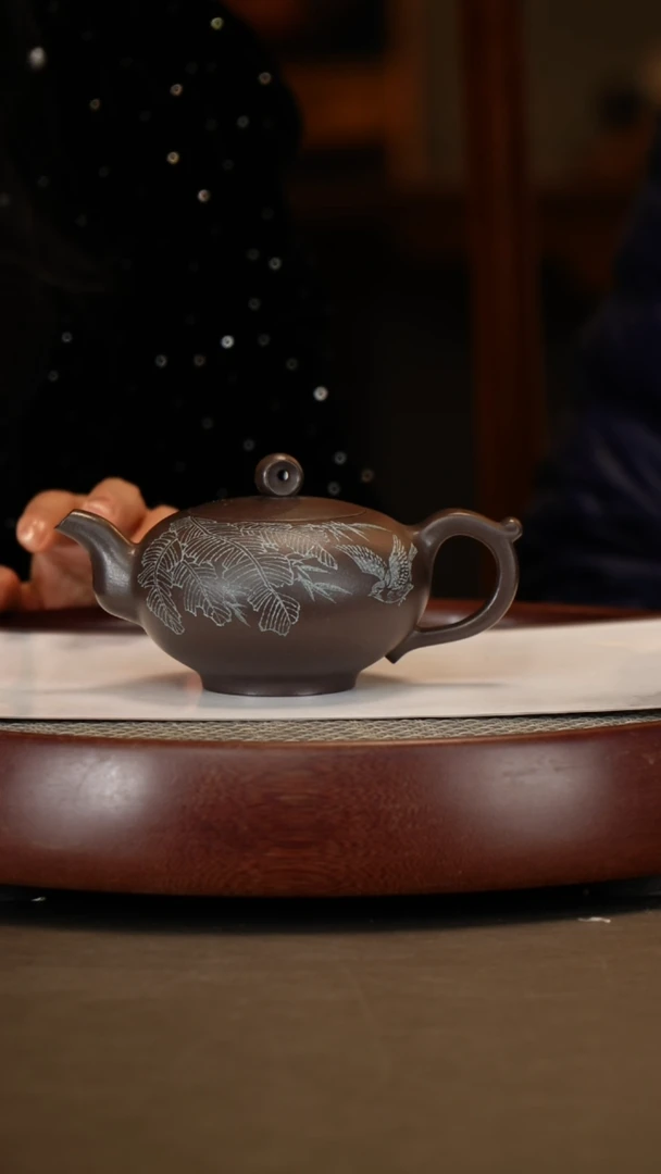 【闪购商品】紫砂茶壶【赵克南】天青圆月  280CC