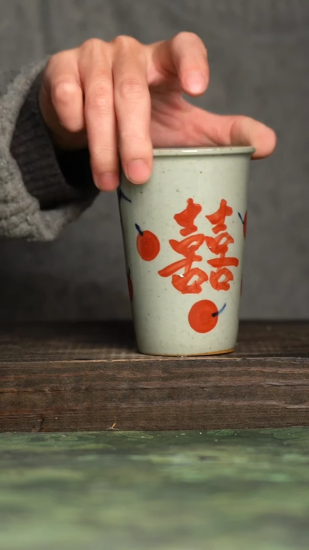 【闪购商品】杯青诗手工手绘瓷器