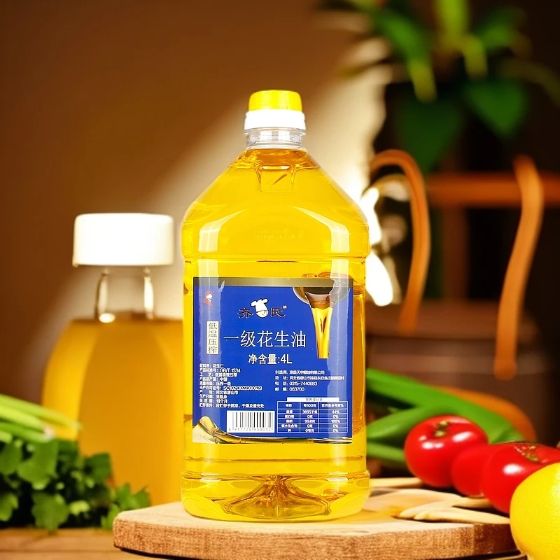 滦州非遗特产 冷榨一级花生油   工厂直发