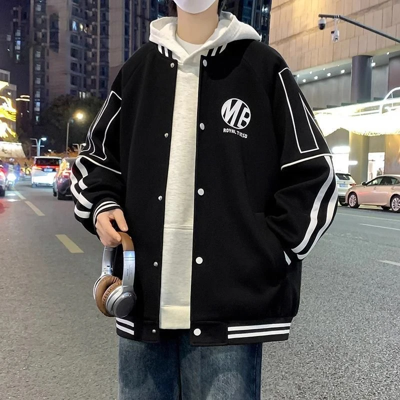 青少年棒球服男生春季2025新款初高中学生春秋款外套帅气潮流夹克