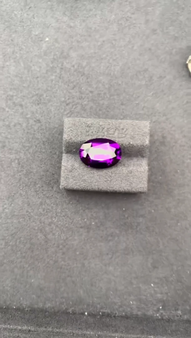 未镶嵌珠宝半成品紫晶5.5ct紫水晶  定制   GH