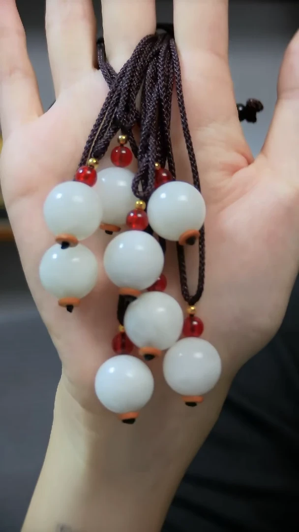 颈饰未镶嵌和田玉转转珠  多样性发货选其一