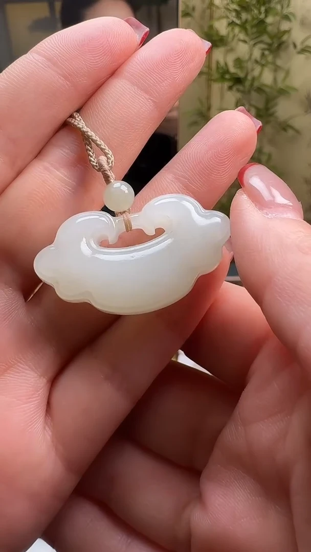 【闪购商品】和田玉吊坠未镶嵌1180 晴水如意锁