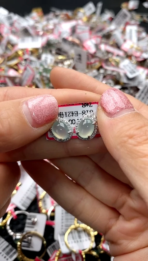 【闪购商品】翡翠戒指银S925镶嵌2222222   4