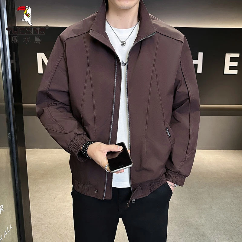 TUCANO/啄木鳥秋季男立领春季夹克翻领外套男装休闲帅气外套男士