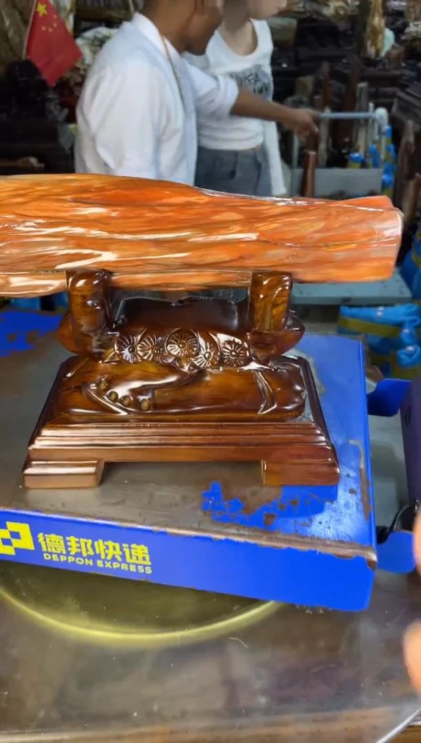 未镶嵌摆件硅化玉21