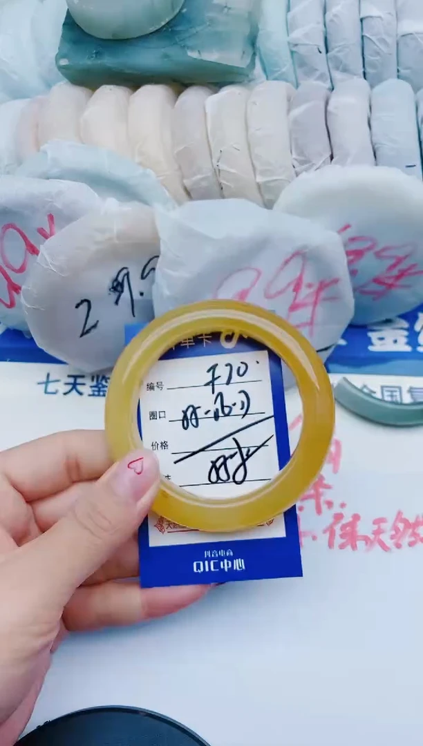 未镶嵌手镯石英质玉F20+55-56