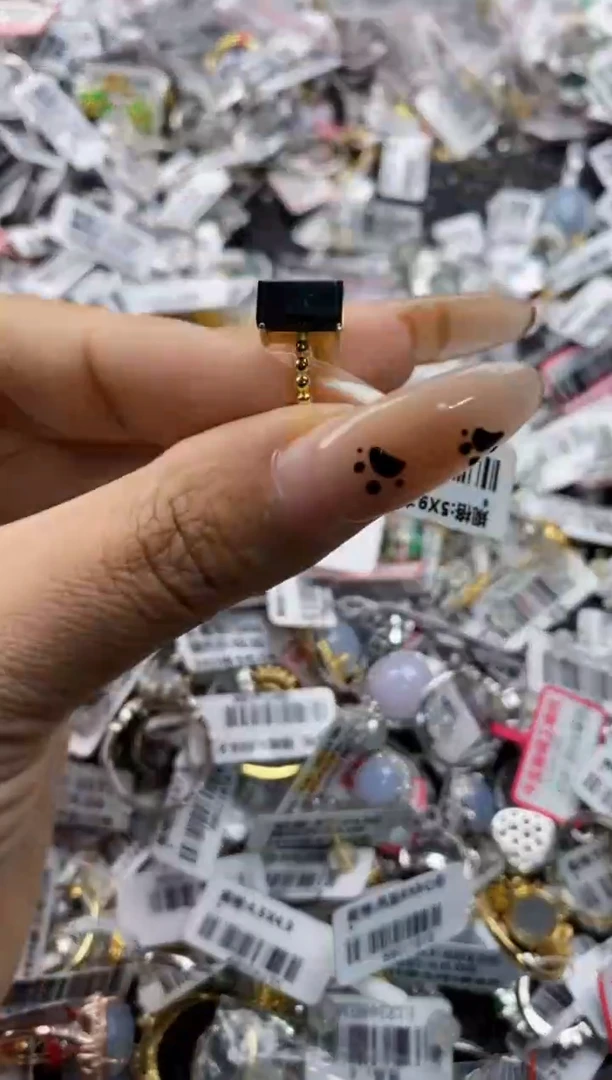 翡翠戒指银S925镶嵌44444   9