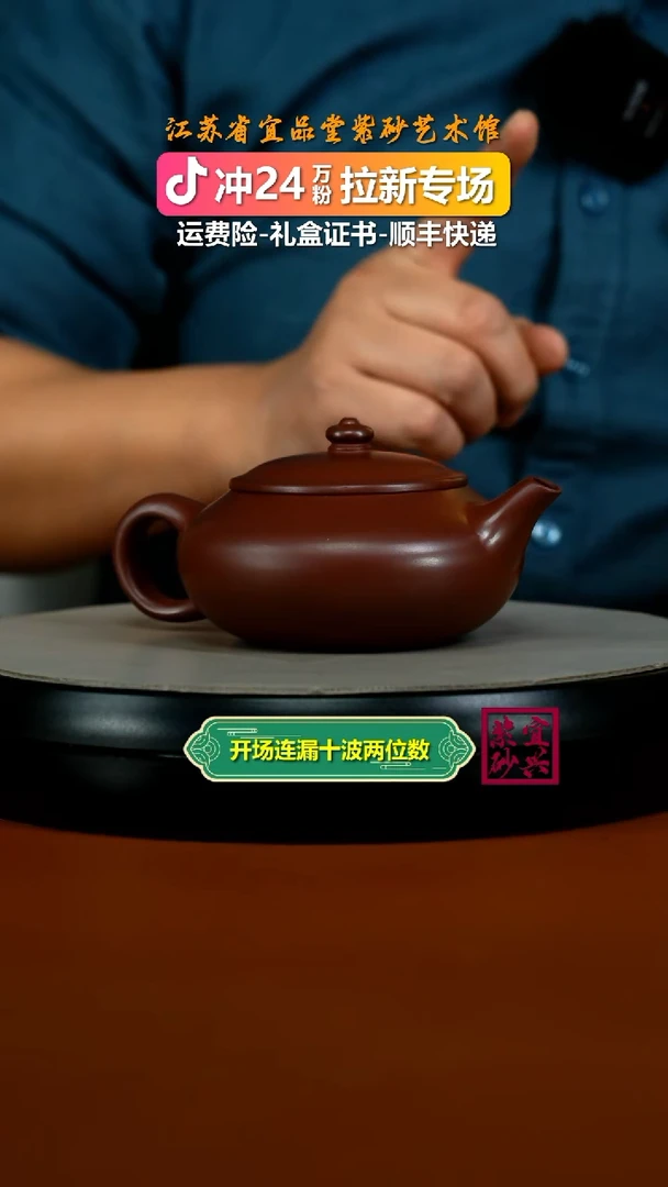 茶壶紫砂李传荣S级龙血砂财源240CC