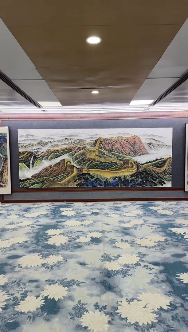 国画钛*人W-王红兵-大丈六-山水国画