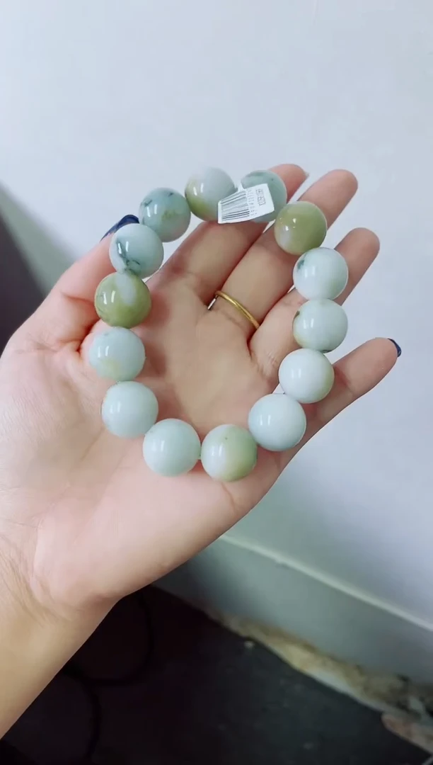 未镶嵌定制翡翠珠串