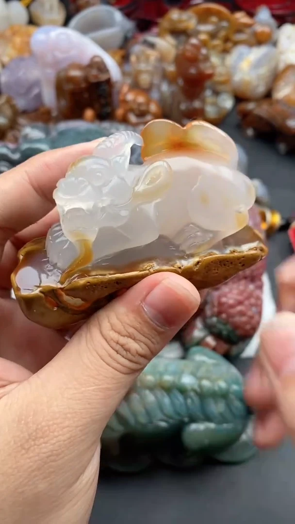 【闪购商品】玛瑙/玉髓吊坠(不含链)未镶嵌1