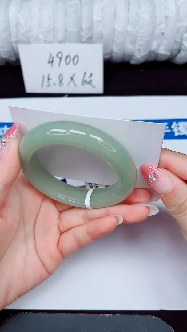 未镶嵌手镯石英质玉376-53/54