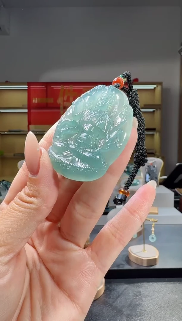 吊坠(不含链)未镶嵌翡翠千手