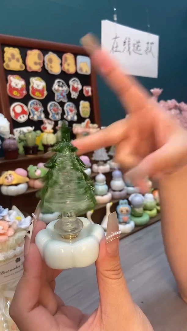 摆件陶A02圣诞树景德镇陶瓷摆件1个装
