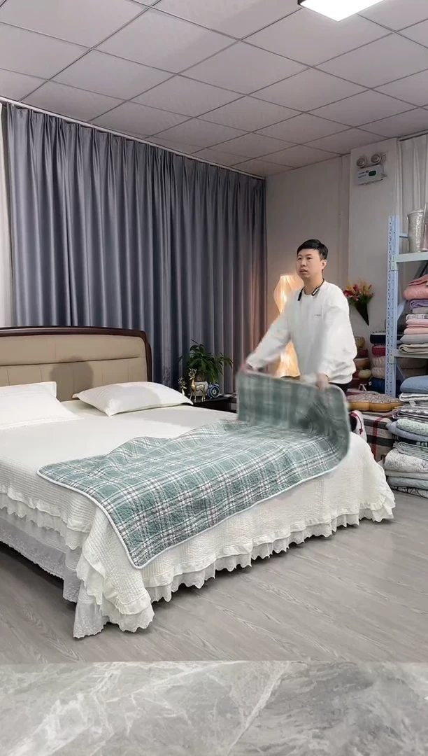 棉90cm*210cm 豆绿