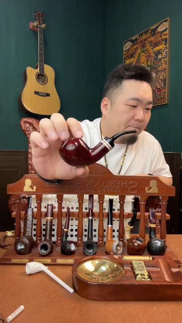 石楠木木雕款意大利进口石楠木烟斗