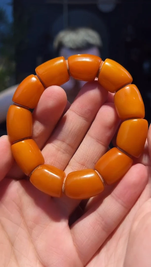 【闪购商品】蜜蜡手串未镶嵌马蹄蜡