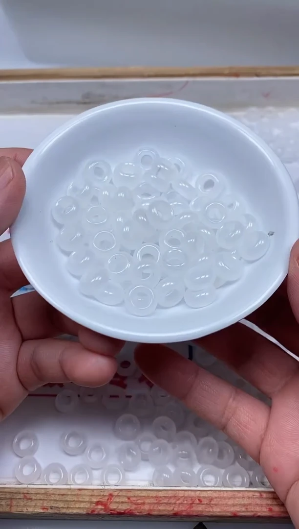 南红玛瑙散珠未镶嵌A1591 荔枝冻 甜甜圈10个5元