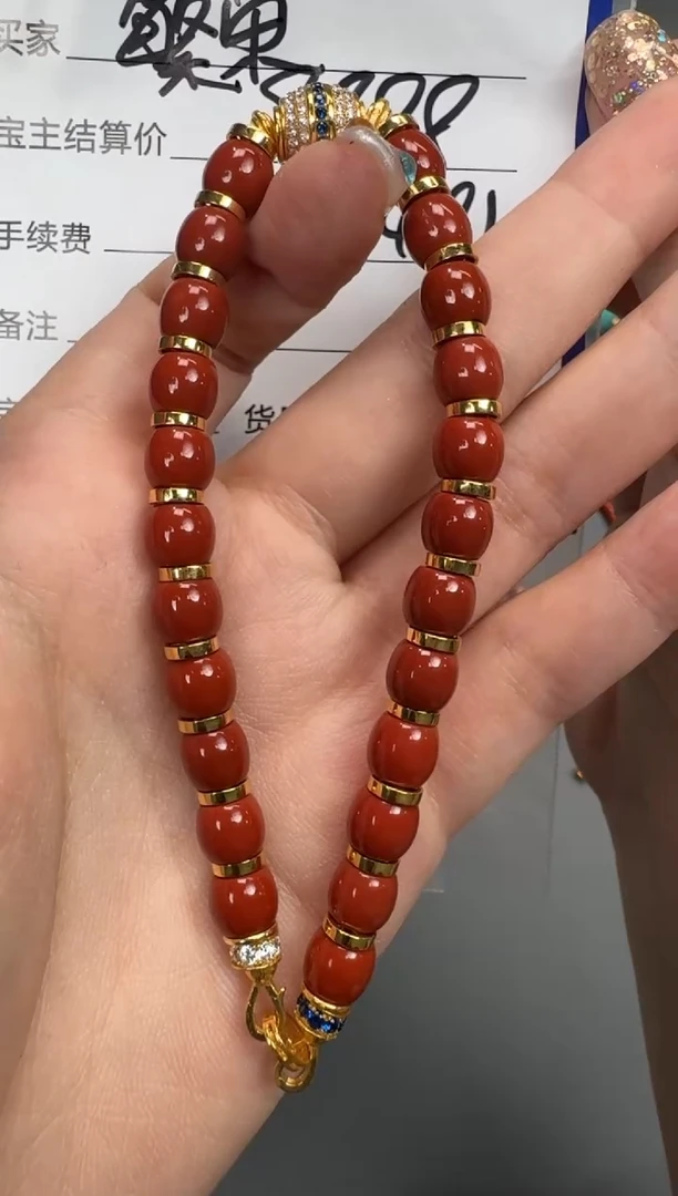 南红玛瑙1未镶嵌繁****～手串手串