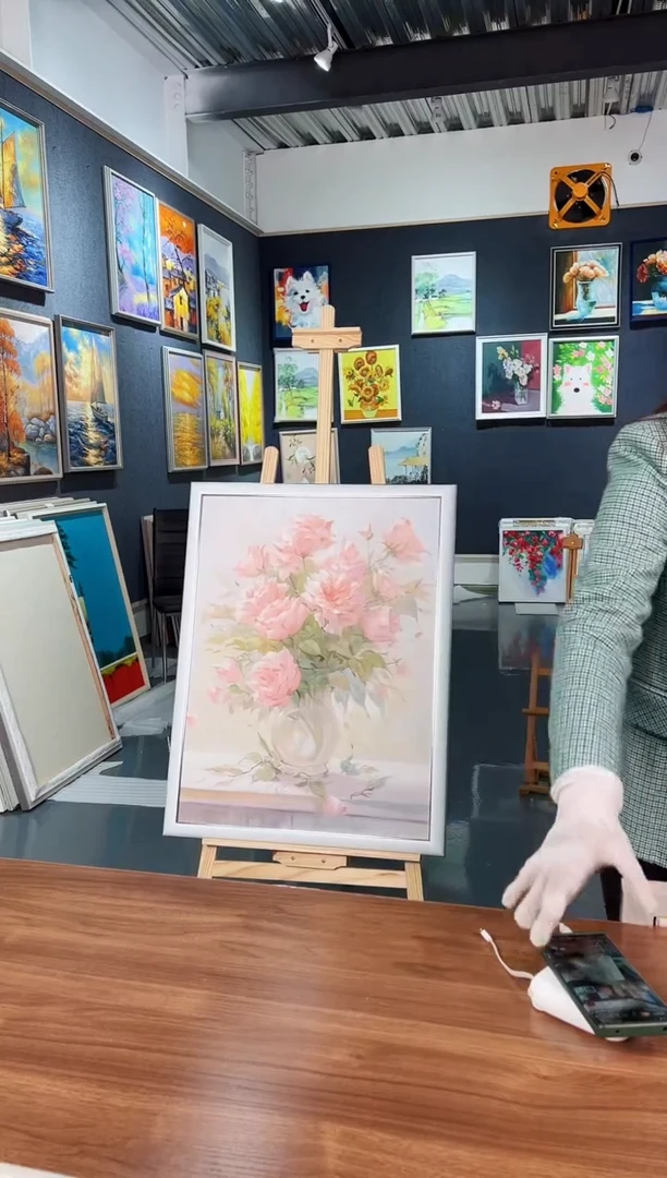 【闪购商品】油画41号 60*80 玫瑰-手绘油画