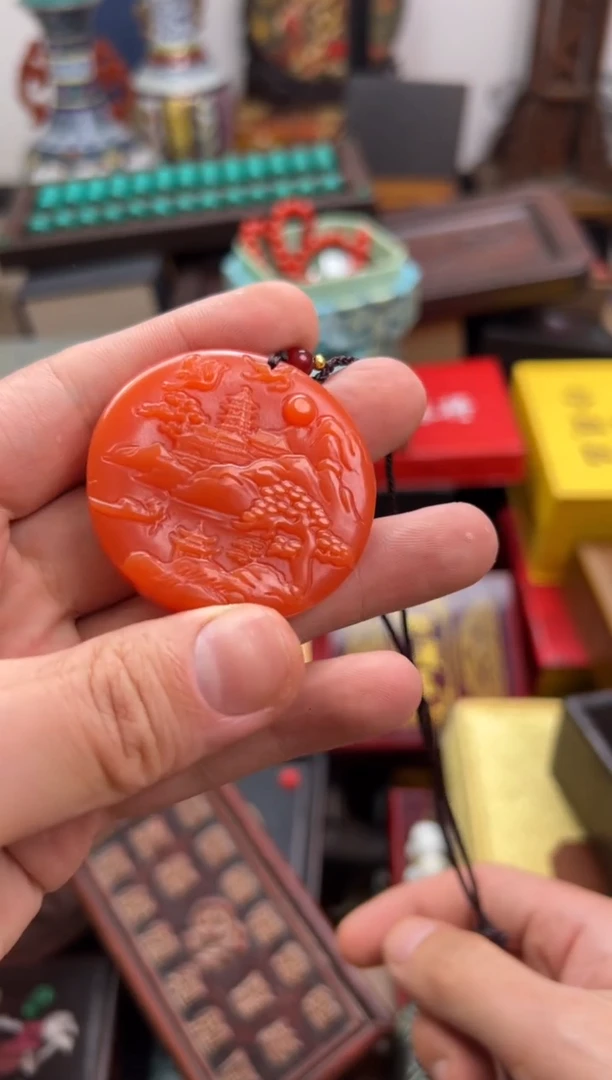 和田玉未镶嵌颈饰---------------