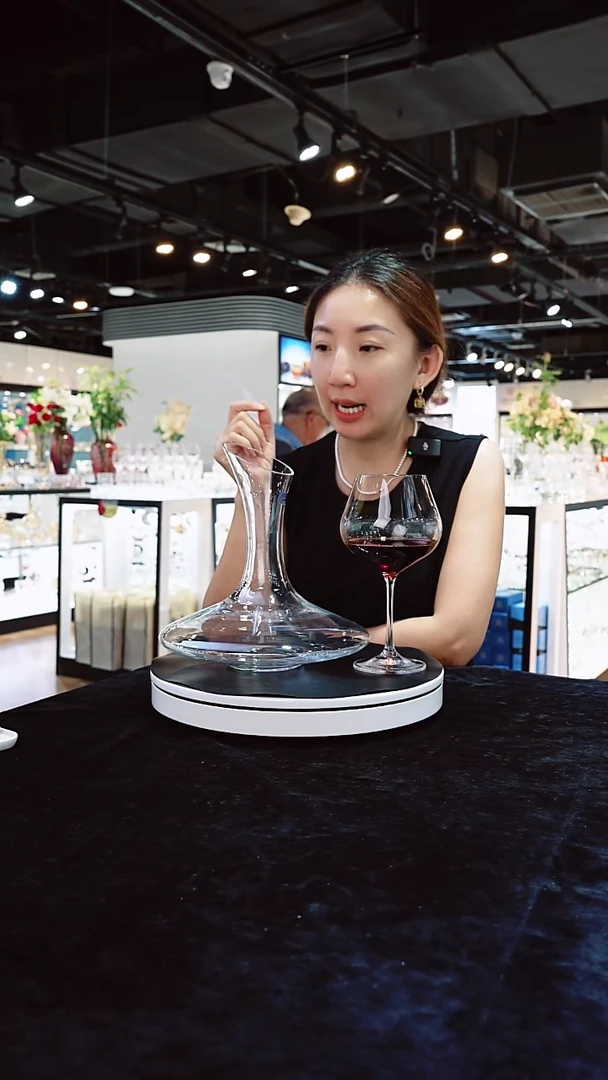 水晶平底款6支红酒杯1醒酒器