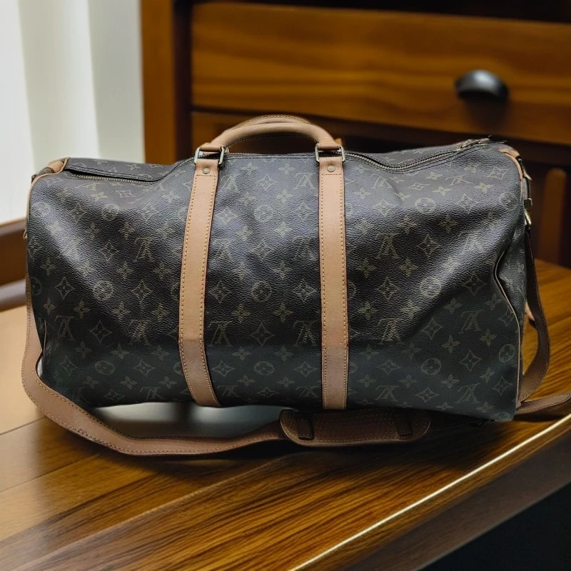95新 LouisVuitton/路易威登  老花单肩旅行袋 1409 3376
