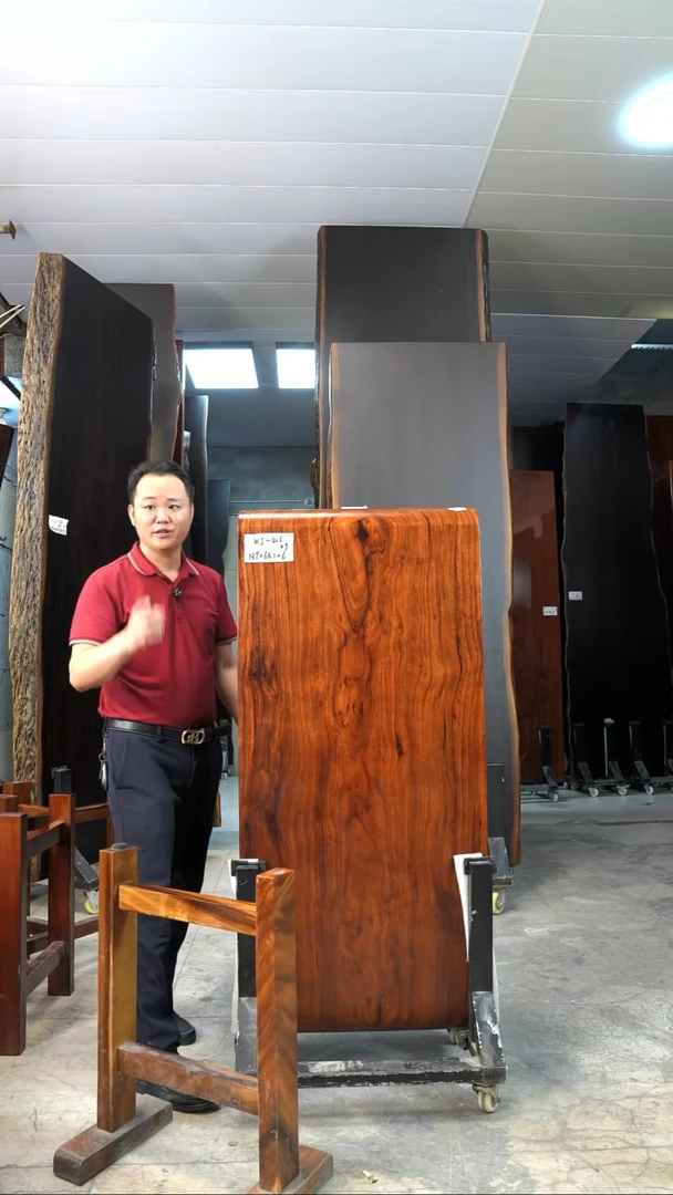 WJ-416乌金木139*64.5*6加乌金木工字支架*2