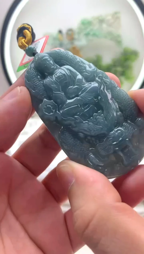 颈饰未镶嵌翡翠阿弥陀佛