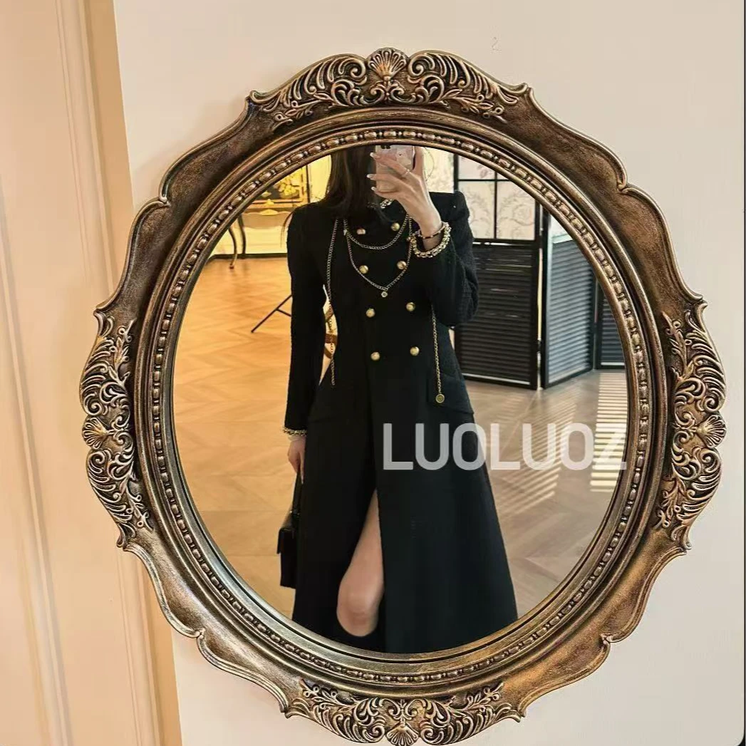 【现货】LUOLUOZ【卢森堡千金】羽绒秋冬气质小众设计感轻奢大衣JF466