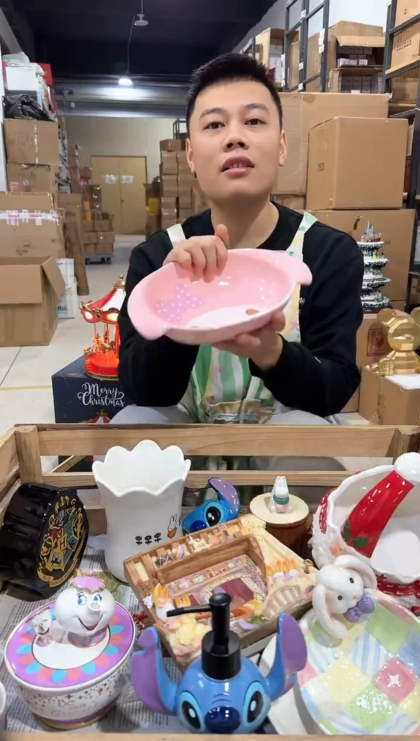 瓷片B款大号美乐蒂深碗