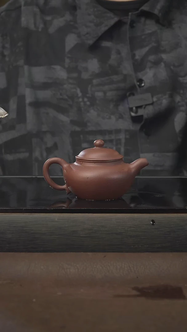 茶壶紫砂仿古，紫泥，120cc