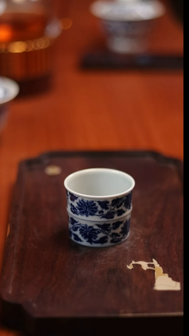 镹曰陶手工手绘青花茶具