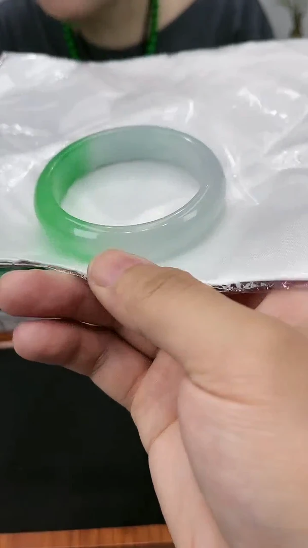 【闪购商品】砖雕s69 阳春白雪手镯 圈口54-61