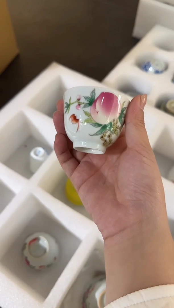 瓷片景德镇瓷器茶器茶杯